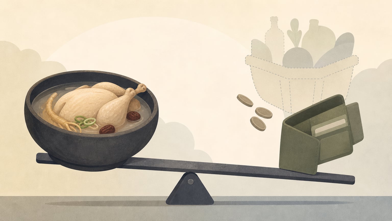 삼계탕 2만 원, 피자도 '1+1'…생활물가 고착화하는 중