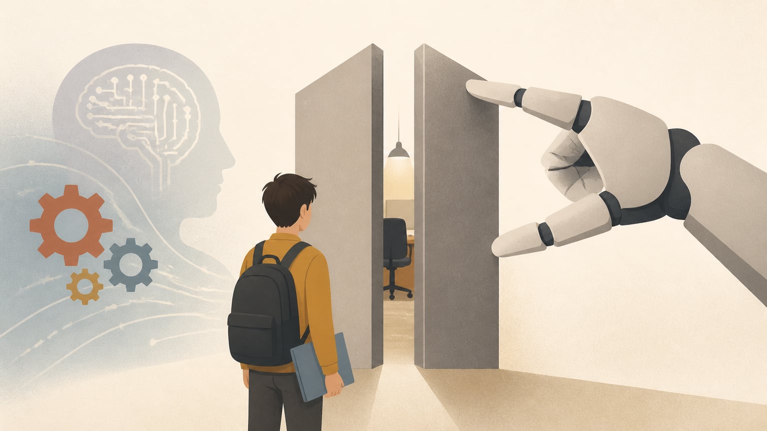 AI 고노출 일자리, 청년 진입은 더 줄었다